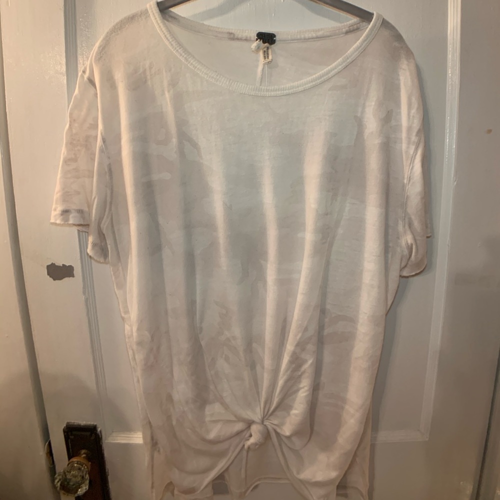 Free People Camo Shirt